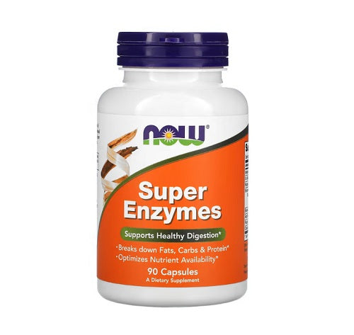 Super Enzymes 90 caps Now Foods